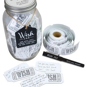 Top Shelf 50th Birthday Wish Jar